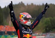Verstappen gana el GP de F1 en Austria, seguido de Leclerc y el Checo Perez